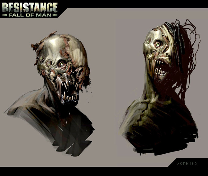 Resistance: Fall of Man Concept Art by Rodrigo Ribeiro