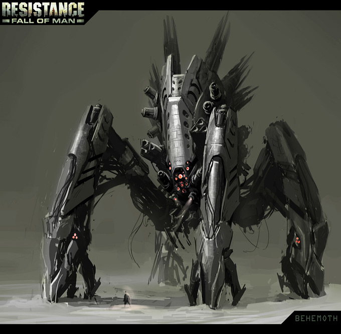 Resistance: Fall of Man Concept Art by Rodrigo Ribeiro