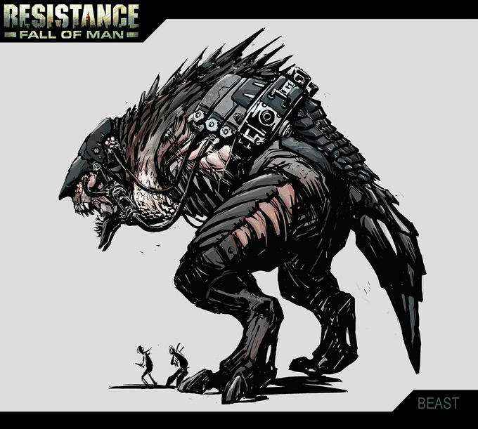 Resistance: Fall of Man Concept Art by Rodrigo Ribeiro