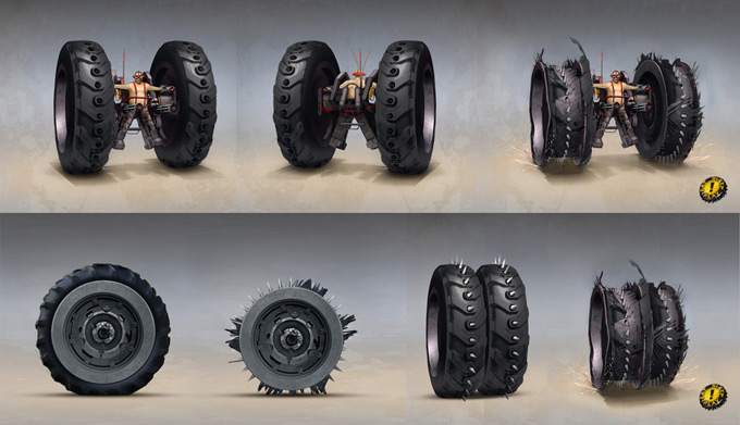 Twisted Metal Concept Art by Tyler West, Concept Art World