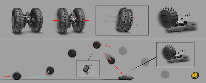 Twisted Metal Concept Art by Tyler West, Concept Art World