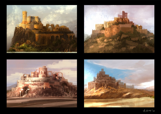 Uncharted 3 Concept Art by Andrew Kim