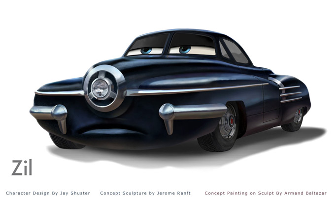 Cars 2 Concept Art by Armand Baltazar