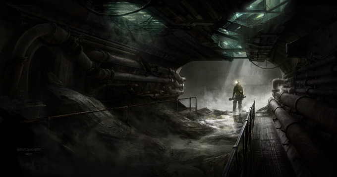 François Baranger Concept Art BLACK DEATH Sewers