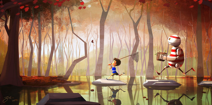 Goro Fujita Concept Art and Illustrations