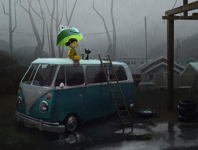 Goro Fujita Concept Art and Illustrations