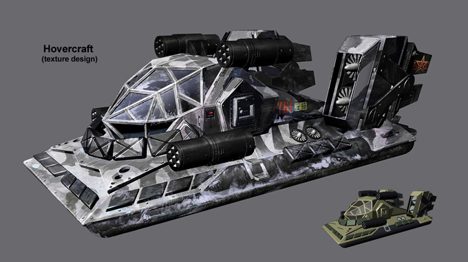 Graven Tung Concept Art Hovercraft