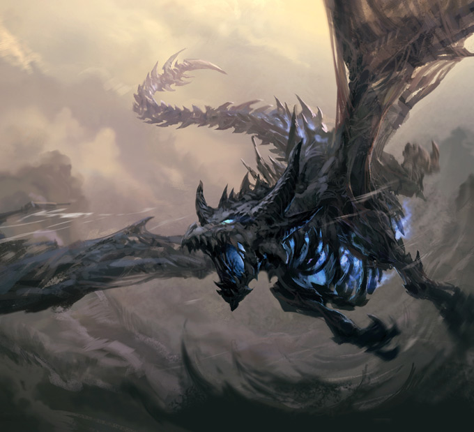 Graven Tung Concept Art Wyrm