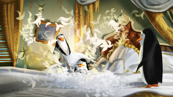 Madagascar 3: Europe's Most Wanted Concept Art by Travis Koller