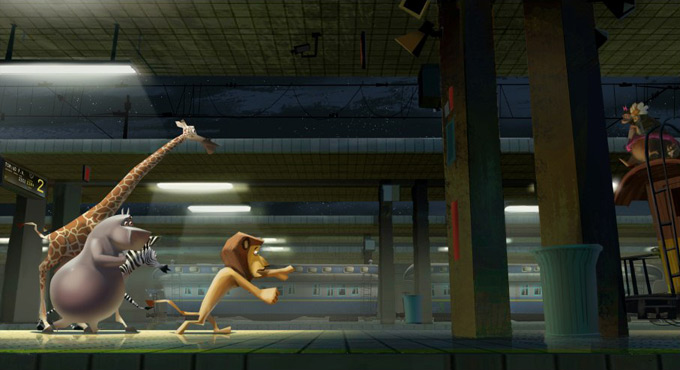 Madagascar 3: Europe's Most Wanted Concept Art by Travis Koller