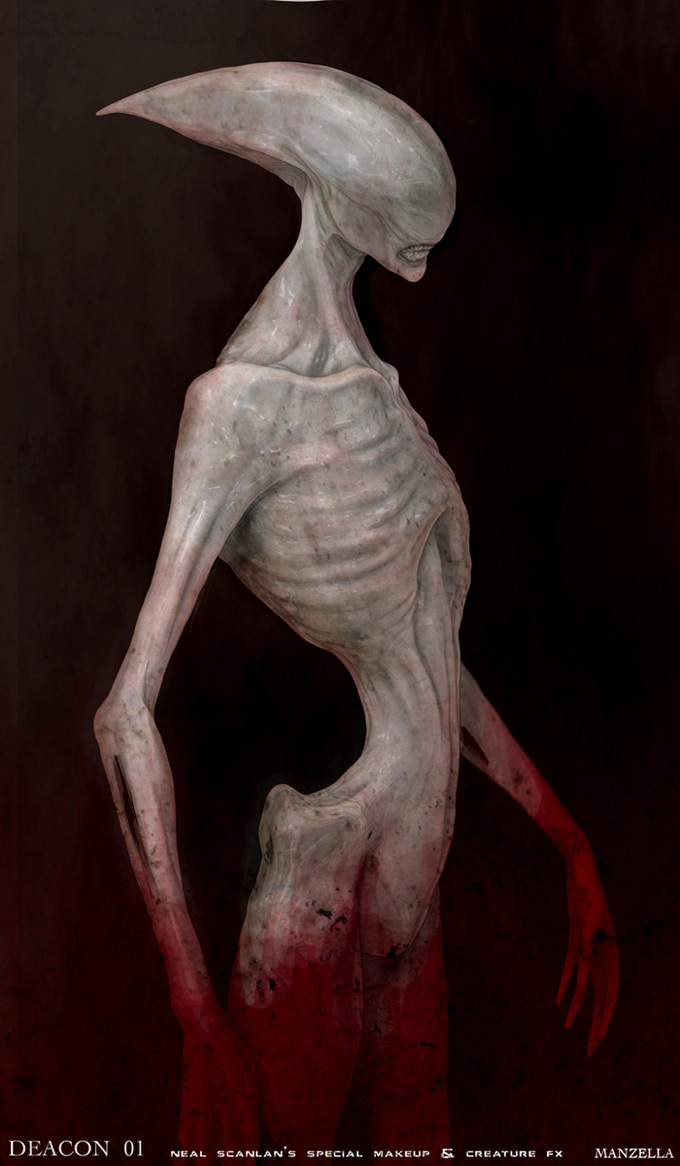 Protheus Creature Concept Art by Ivan Manzella