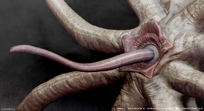 Protheus Creature Concept Art by Ivan Manzella