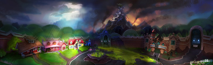 Epic Mickey Concept Art by Jordan Lamarre-Wan