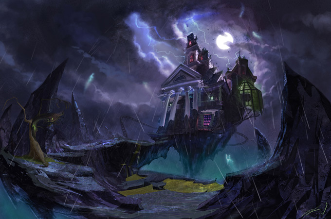 Epic Mickey Concept Art by Jordan Lamarre-Wan