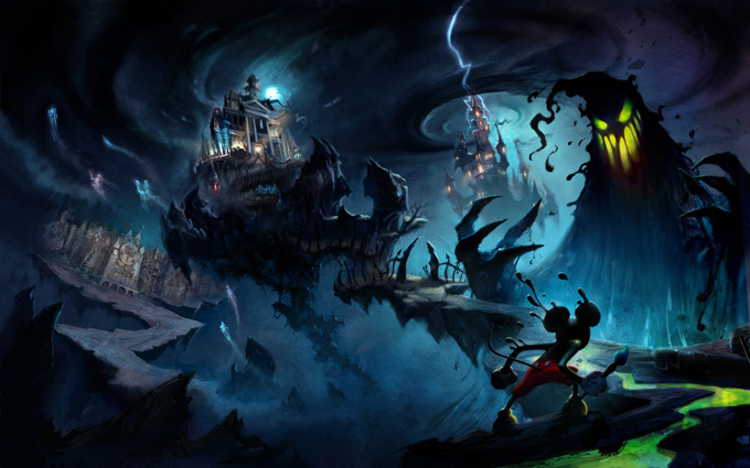 Epic Mickey Concept Art by Jordan Lamarre-Wan