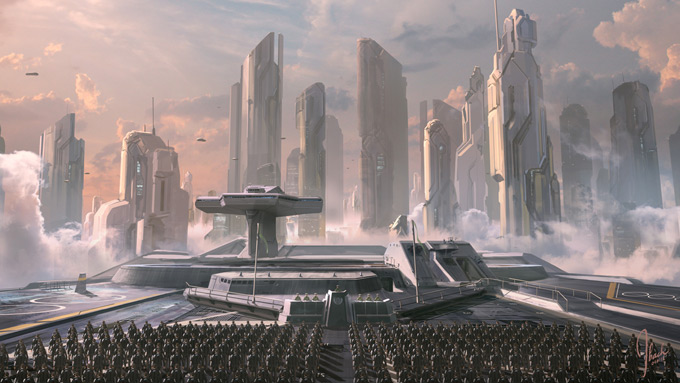 Halo 4 Live-Action Trailer Concept Art by Jonathan Bach
