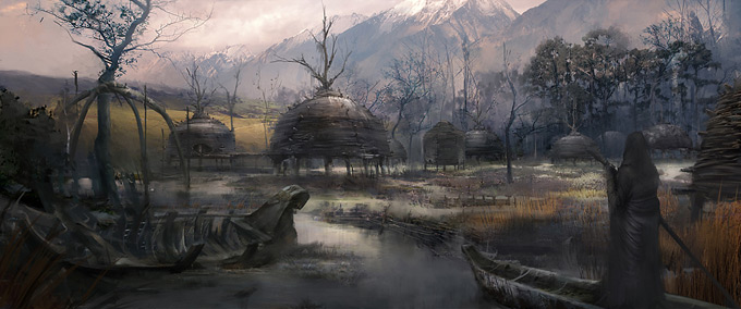 Snow White and the Huntsman Concept Art by Joel Chang