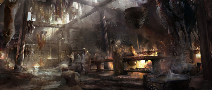 Snow White and the Huntsman Concept Art by Joel Chang