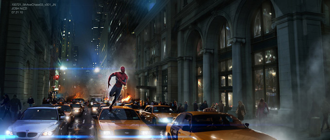 The Amazing Spider-Man Concept Art by Josh Nizzi