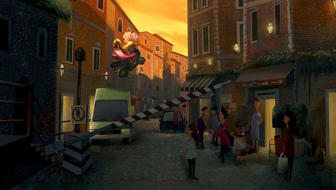 Madagascar 3: Europe's Most Wanted Concept Art by Chin Ko