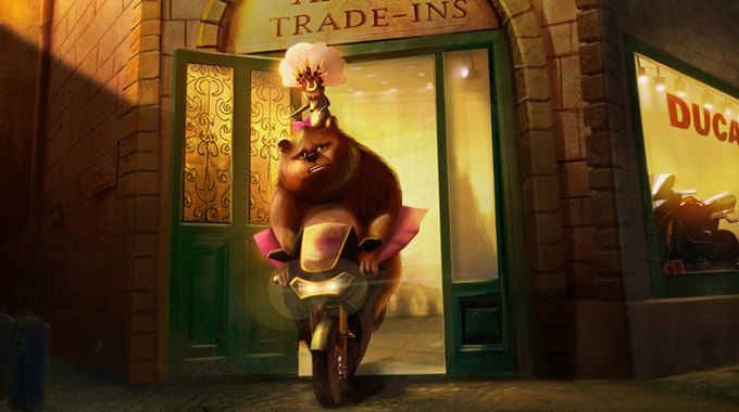 Madagascar 3: Europe's Most Wanted Concept Art by Chin Ko
