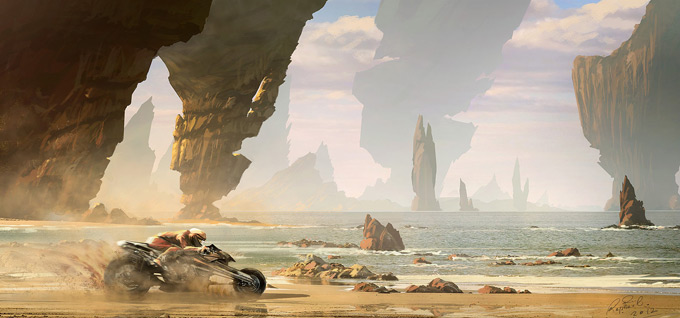 Raphael Lacoste Concept Art and Matte Painter