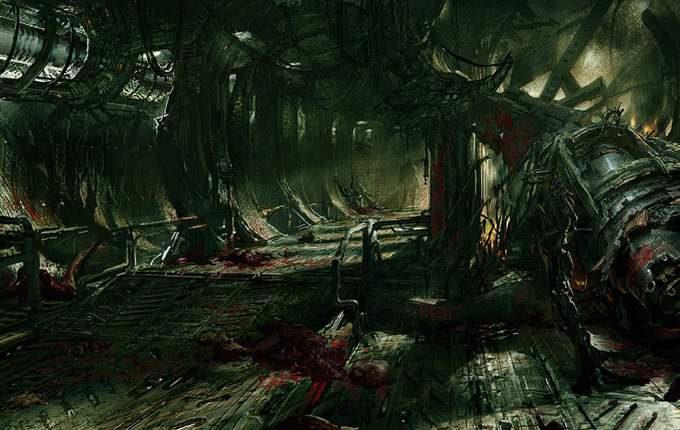 Dead Space Concept Art by Jason Courtney