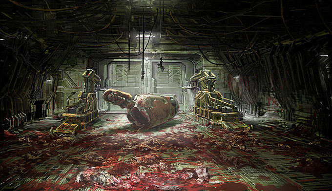 Dead Space Concept Art by Jason Courtney