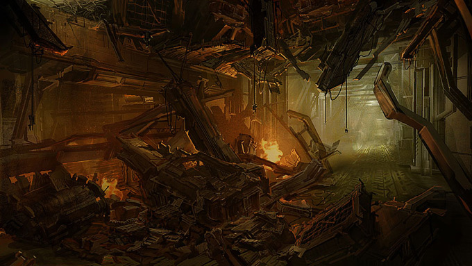 Dead Space Concept Art by Jason Courtney