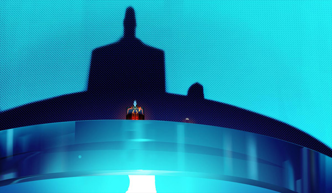 Tron: Uprising Concept and Background Painting by Darren Bacon