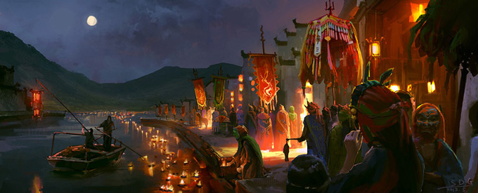 Wang Rui Concept Art and Illustration