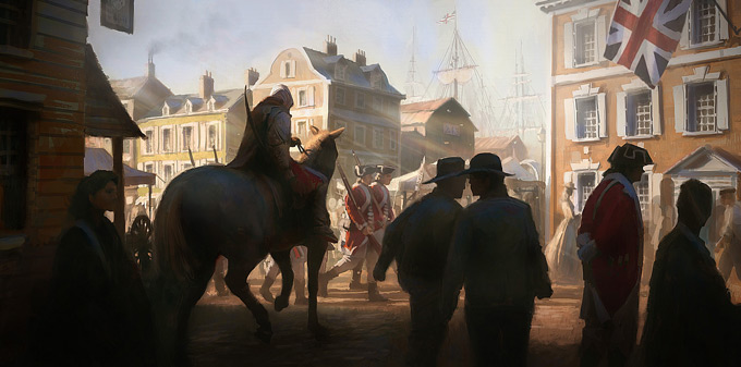 Assassin’s Creed III Concept Art by Gilles Beloeil