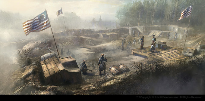 Assassin’s Creed III Concept Art by Gilles Beloeil