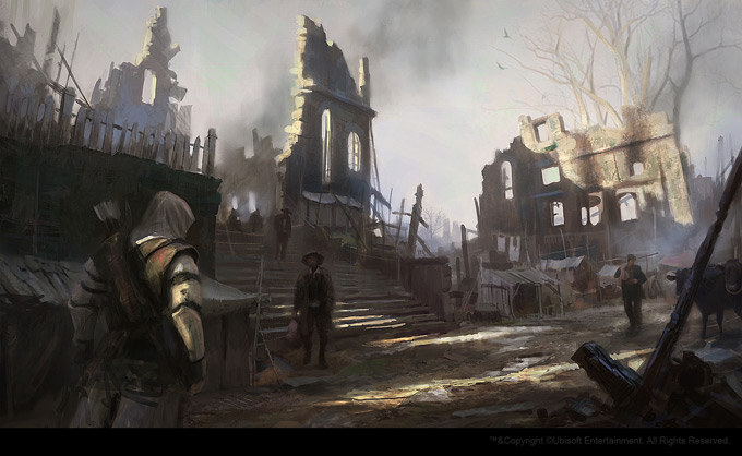 Assassin’s Creed III Concept Art by Gilles Beloeil