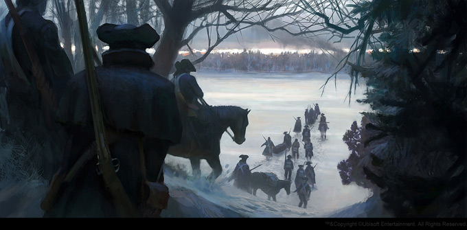 Assassin’s Creed III Concept Art by Gilles Beloeil