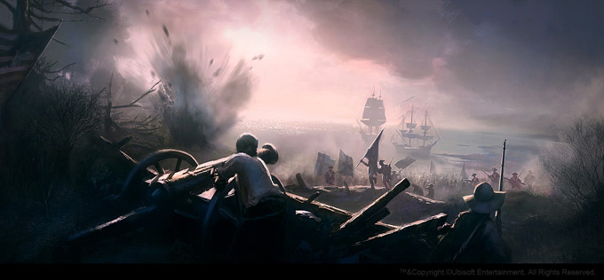 Assassin’s Creed III Concept Art by Gilles Beloeil