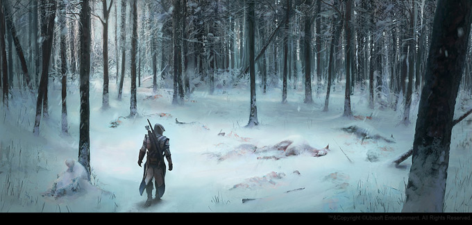 Assassin’s Creed III Concept Art by Gilles Beloeil