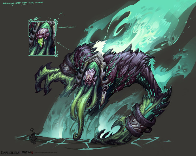 Darksiders II Concept Art by Avery Coleman