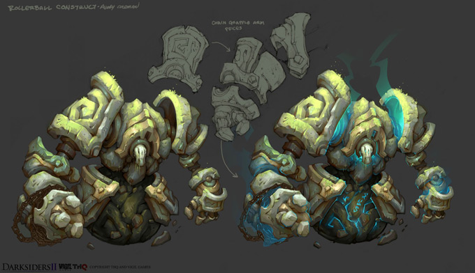 Darksiders 2 Concept Art by Avery Coleman