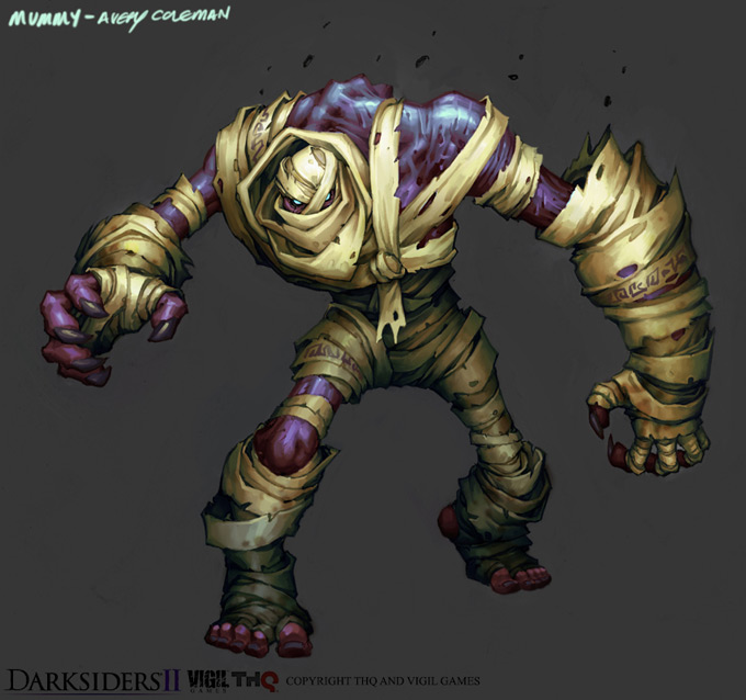 Darksiders 2 Concept Art by Avery Coleman