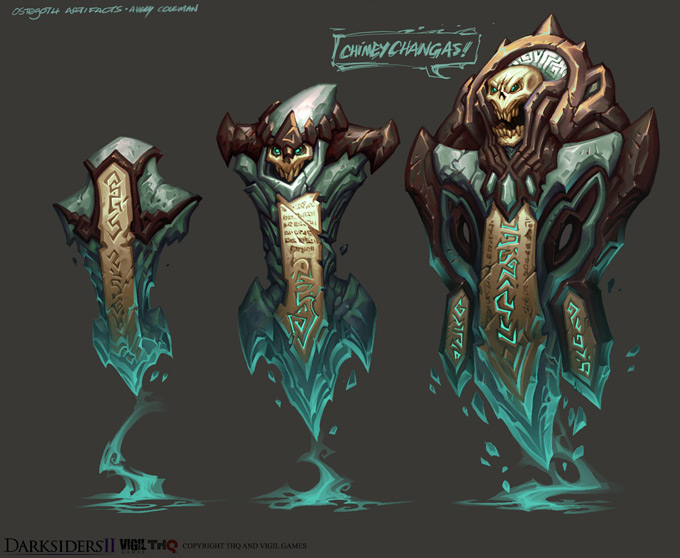 Darksiders 2 Concept Art by Avery Coleman