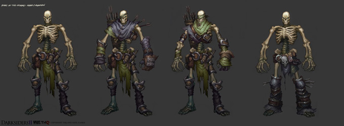 Darksiders 2 Concept Art by Avery Coleman