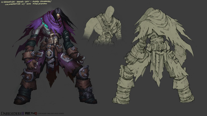 Darksiders 2 Concept Art by Avery Coleman