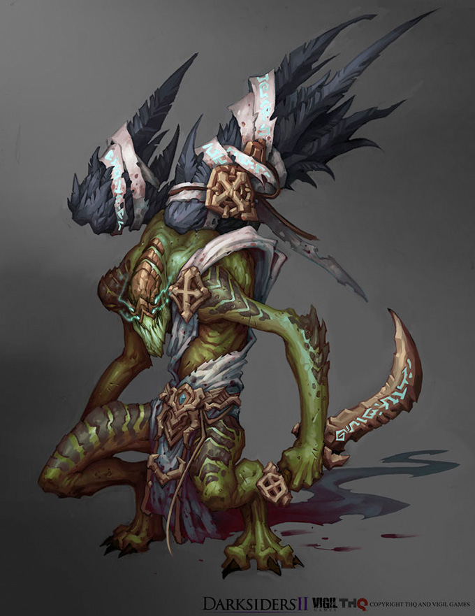 Darksiders II Concept Art by Avery Coleman