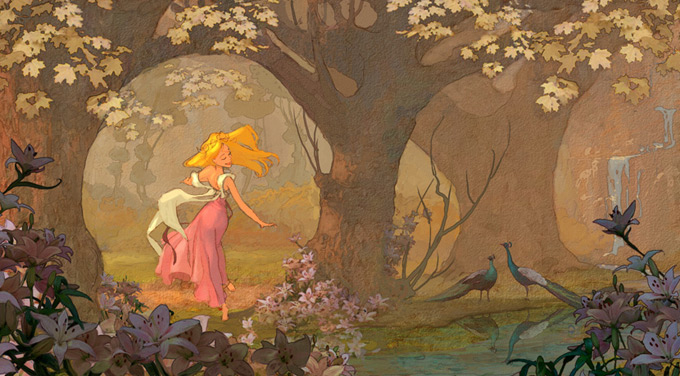 rapunzel concept art swing