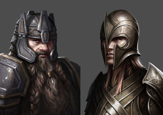The Hobbit: Armies of the Third Age Illustrations by Mike "Daarken" Lim