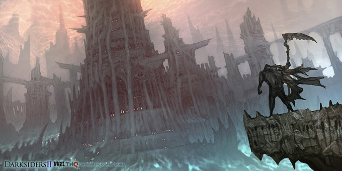 Darksiders II Concept Art by Nick Southam