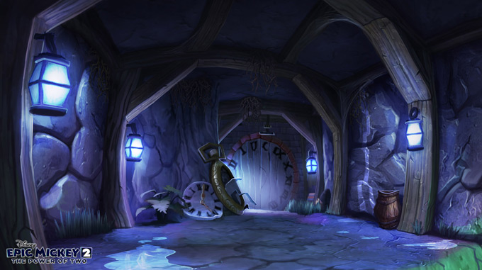 Disney Epic Mickey 2: The Power of Two Concept Art by Kevin Chin