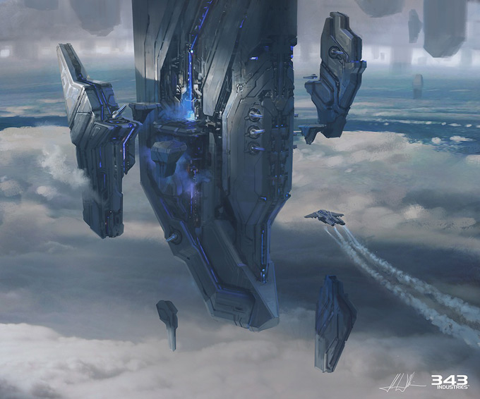 Halo 4 Concept Art by John Wallin Liberto