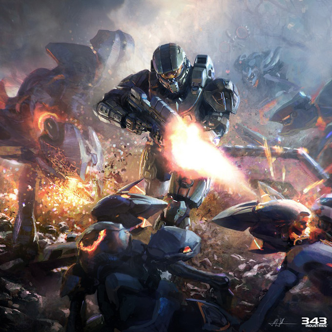 Halo 4 Concept Art by John Wallin Liberto